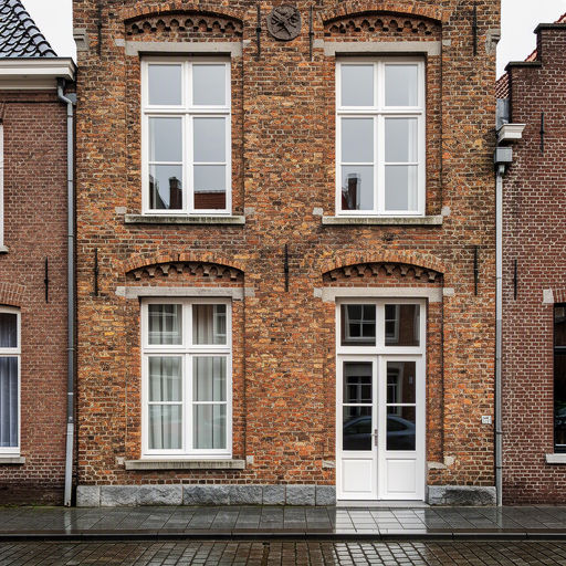 Moderne woning in Drunen met nieuwe antraciet kunststof kozijnen en strakke tuin