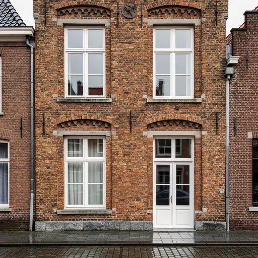 Moderne woning in Drunen met nieuwe antraciet kunststof kozijnen en strakke tuin