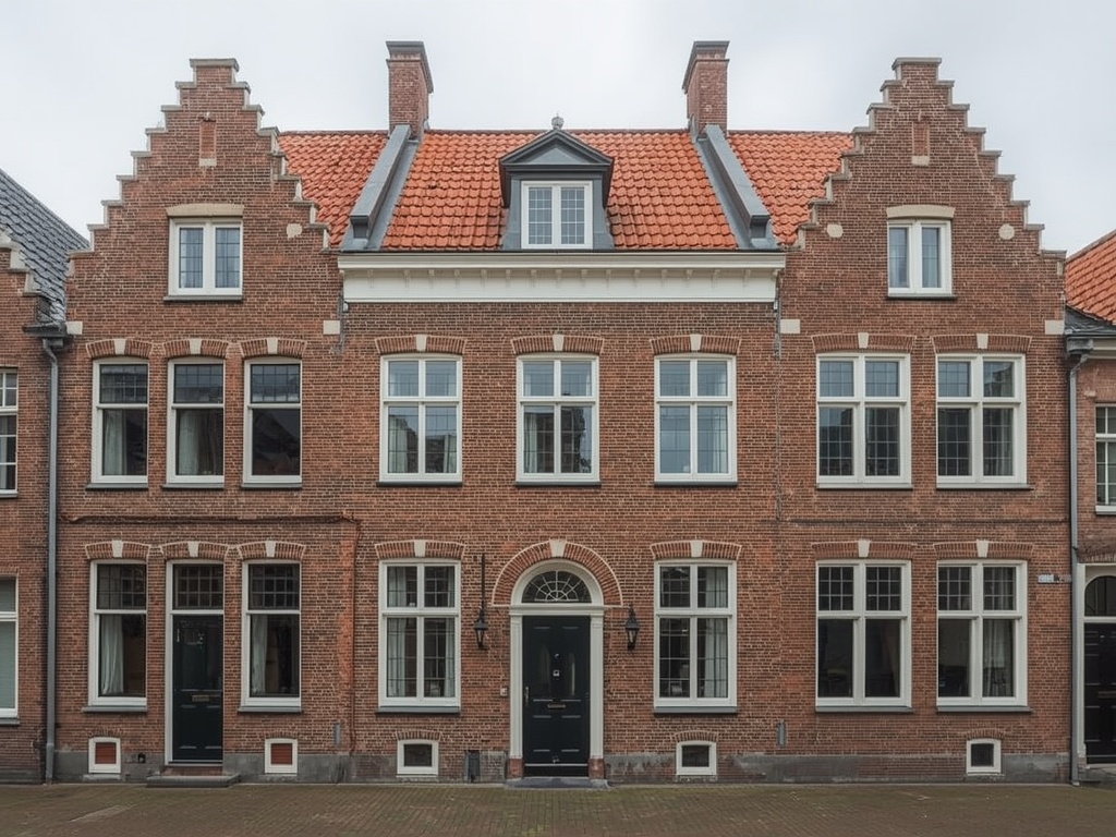 Vrijstaande woning in Vught met nieuwe witte kunststof kozijnen