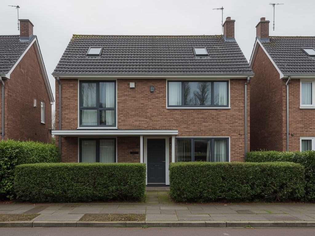 Jaren 30-woning in Helmondse wijk met houtlook kunststof kozijnen