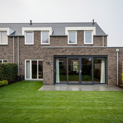 Kozijnspecialist installeert een kunststof schuifpui in Den Bosch