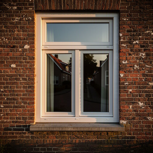 Antraciet kunststof kozijnen aan een gerenoveerde woning